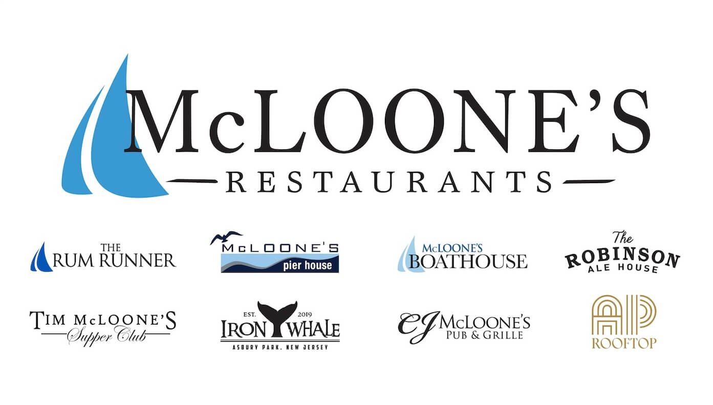 McLoone's Restaurants. The Rum Runner, McLoone's Pier House, McLoone's Boathouse, The Robinson Ale House, Tim McLoone's Supper Club, Iron Whale (Asbury Park, New Jersey), CJ McLoone's Pub and Grille, Rooftop