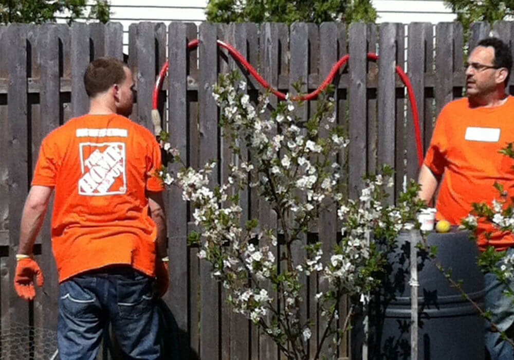 Home Depot workers