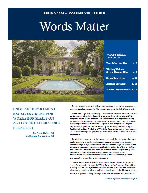 Words Matter, Spring 2024 cover image