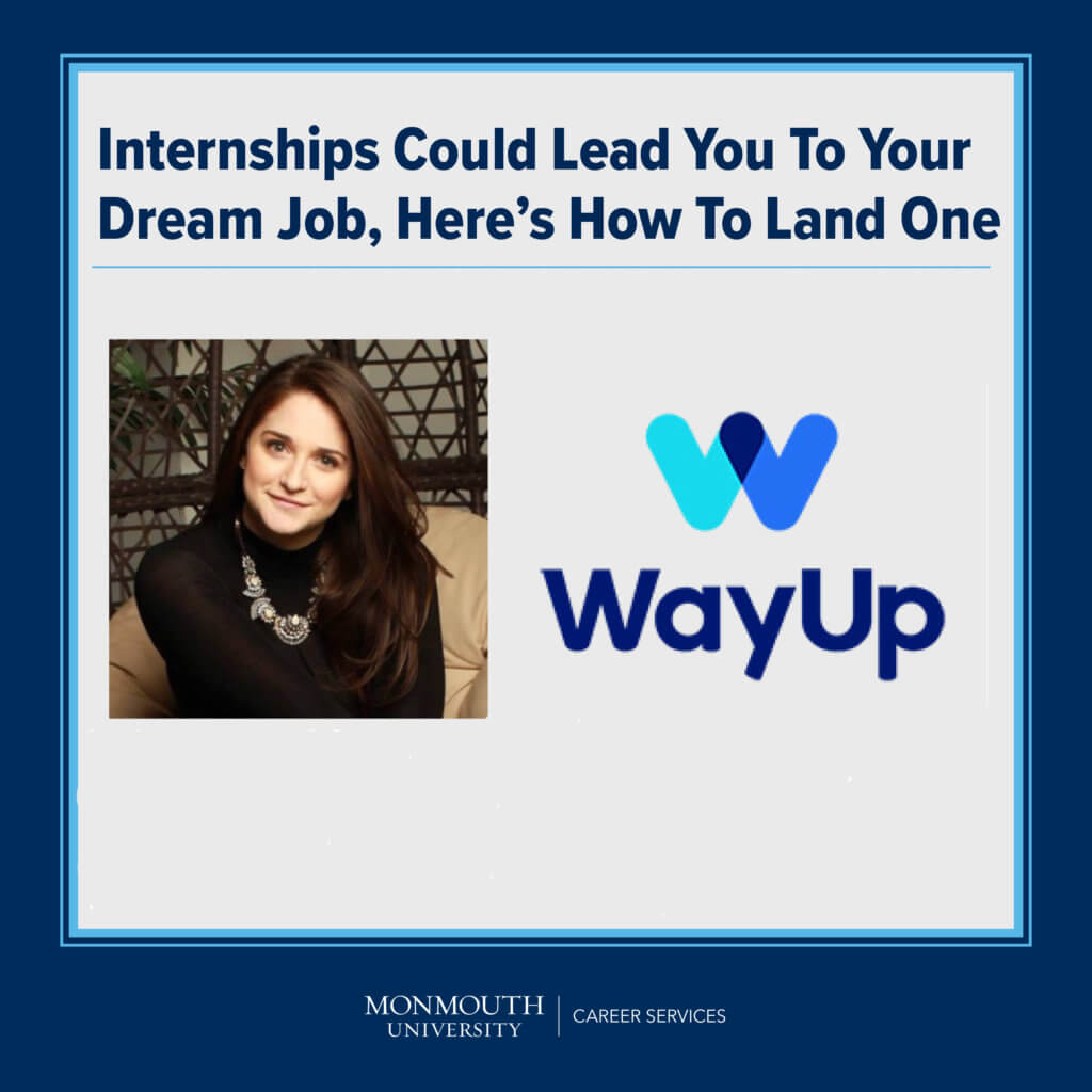 Promotional Image for Upcoming Virtual Guest Presentation on Internships