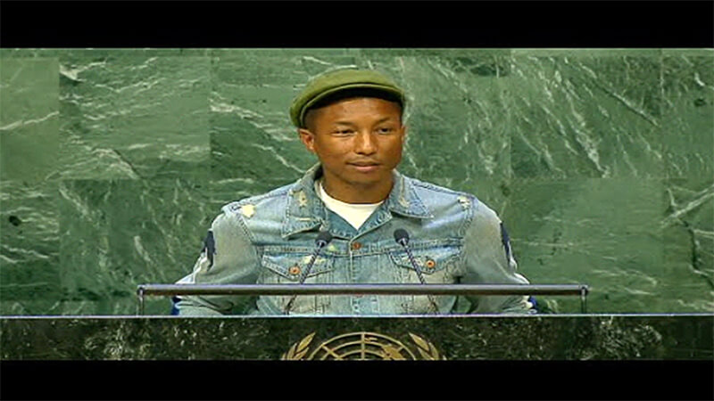 Photo of UN Speaker at Podium