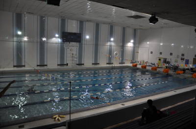 Photo of the pool in the Richard E. Steadman Natatorium