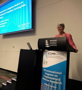 her Aja banner Anderson Presents at Complementary Medicine Research Conference in Australia  | News | Monmouth University