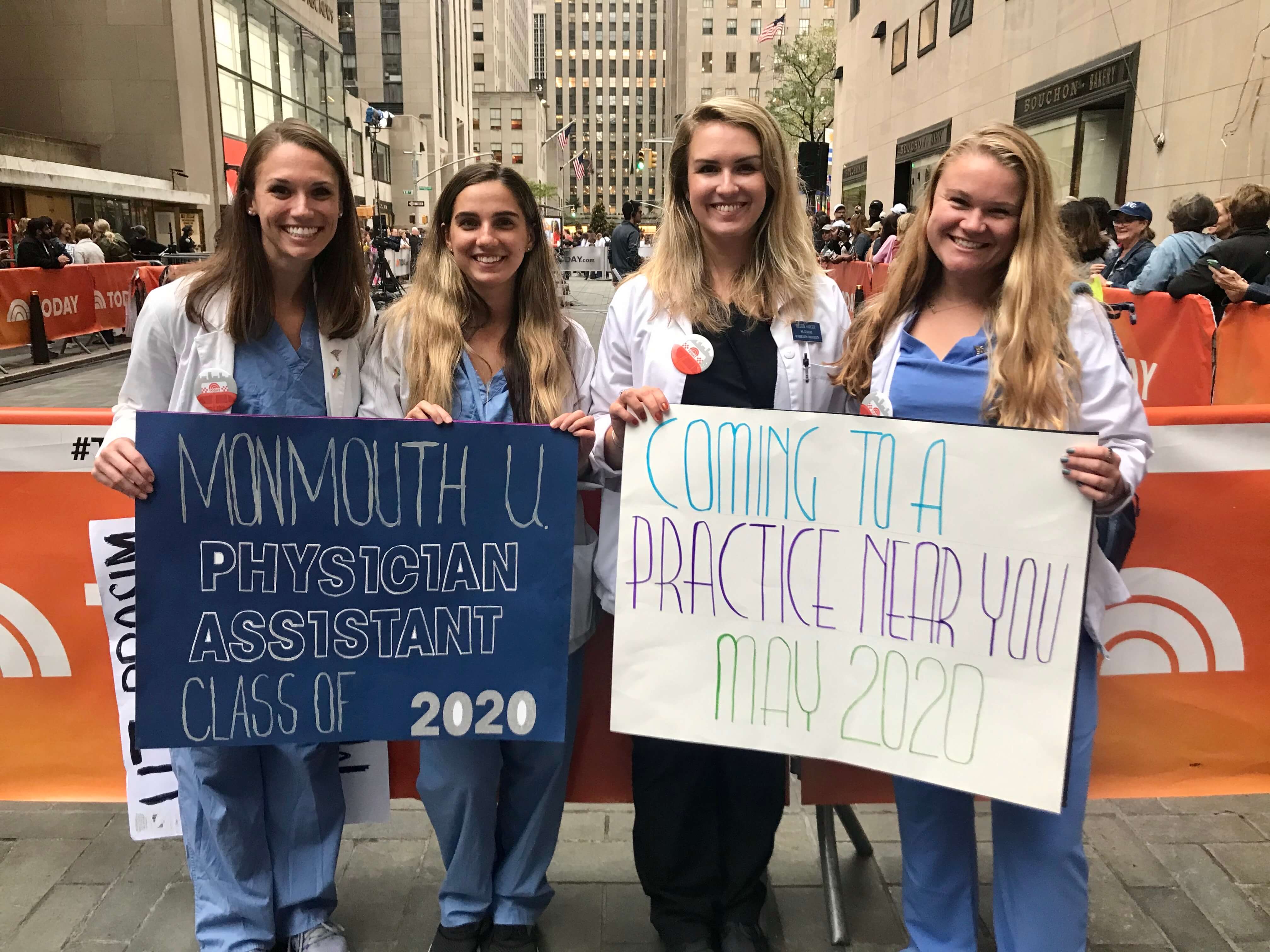 Monmouth Students Visit 'Today' Show for National Physician Assistant