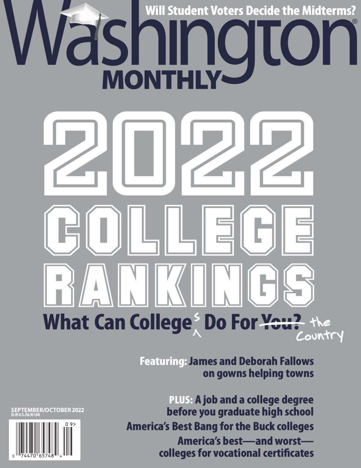 Monmouth University Featured in "Washington Monthly's" Annual Guide and