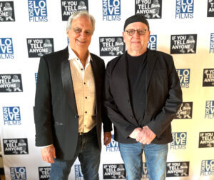 Professor George Wurzbach with filmmaker Dean Love