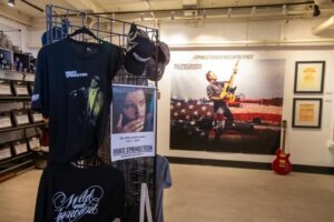 Pop up Bruce Springsteen Archives Outpost in Asbury Park displays art and merchandise