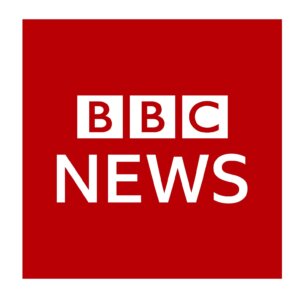 Stylized logo for BBC News