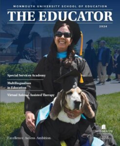 Cover of The Educator, an annual magazine published by the Monmouth University School of Education