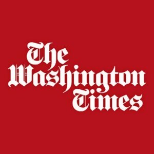 Stylized logo for The Washington Times newspaper