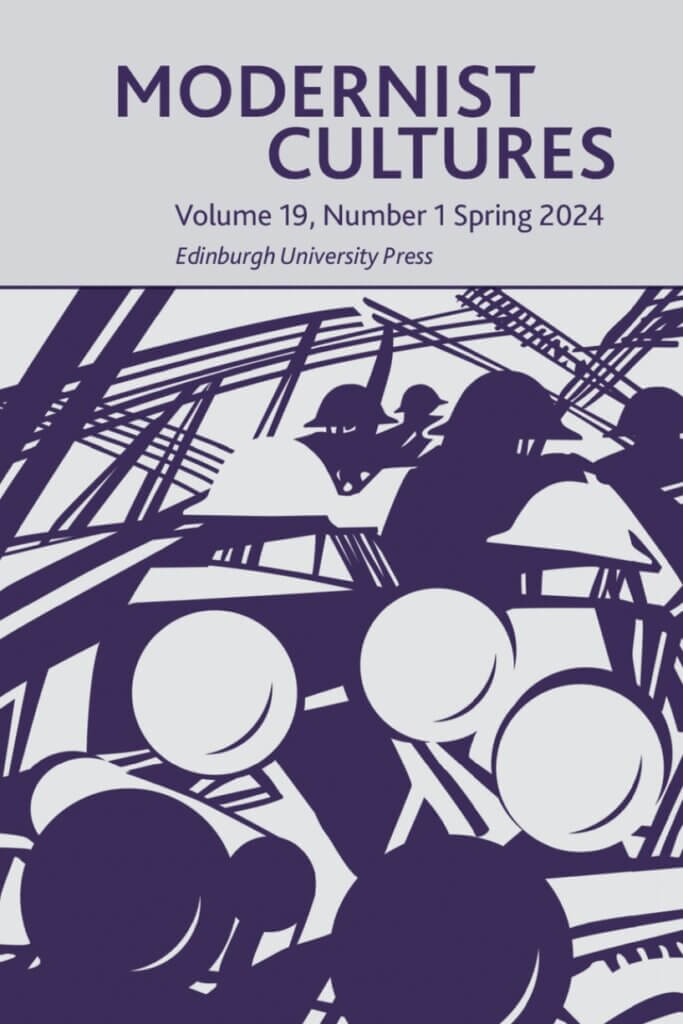 Cover of Modernist Cultures Volume 19, Number 1, Spring 2024. From Edinburgh University Press