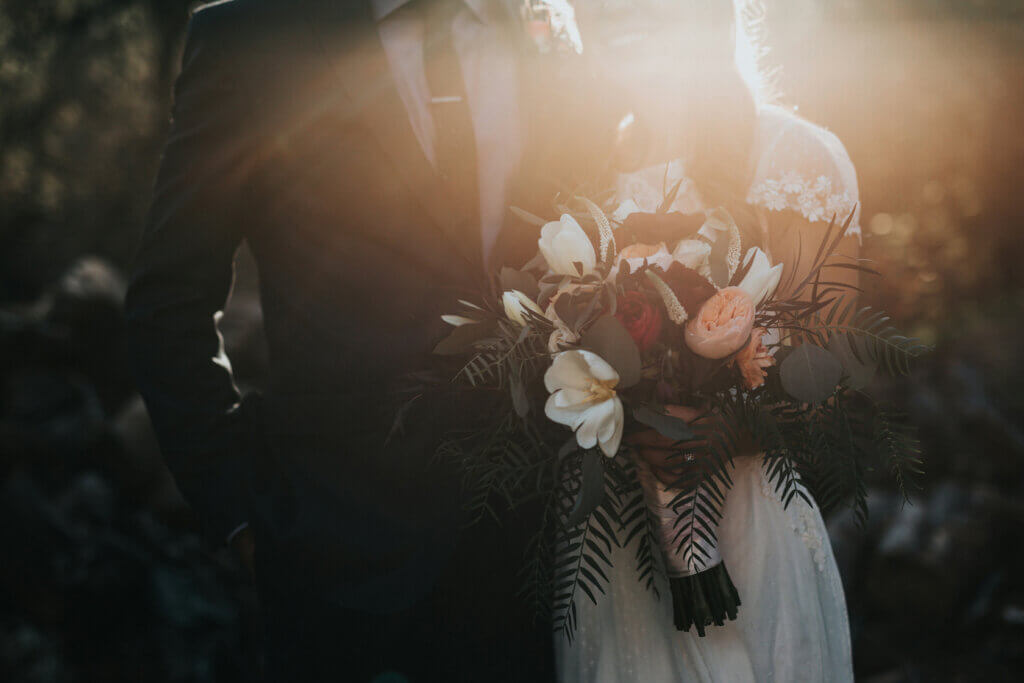 Image of bride and groom