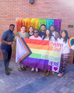 Celebrating love, acceptance, and equality every day at #MonmouthU 🏳️‍🌈💙 Last week, we celebrated our 6th Annual #NationalComingOutDay—a reminder that everyone is always welcome in our #HawkFamily! 🌈 #LGBTQIA