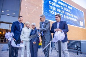 On October 16, we dedicated Nagy Common, a newly refreshed outdoor space at the Rebecca Stafford Student Center, in honor of Mary Anne Nagy ’91M, ’01M. Mary Anne, former vice president of Student Life and Leadership Engagement, retired in June 2023 after nearly 40 years of dedicated service to #MonmouthU.

This beautiful space, made possible by a generous gift from President Emerita Rebecca Stafford ’03HN, who joined us for the ceremony, will provide students with a vibrant area to gather and connect, continuing Mary Anne’s legacy of student engagement.