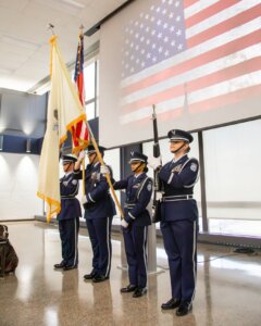 🗣️ “As we celebrate our nation’s veterans and the sacrifices that they have made for us, let us reaffirm our dedication to fostering greater understanding in an environment of mutual respect here in our small part of the country.” - President Leahy 

Honoring our heroes at today’s Veterans Day celebration. 🇺🇸 At #MonmouthU, we’re grateful for the courage and dedication of our veterans. Thank you to all who have served. #VeteransDay