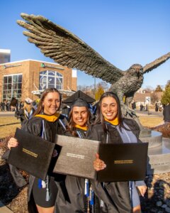 The journey ends, but the story is just beginning. Congratulations to the Class of 2025! 🎓💙 Take a look at some of our favorite moments from Winter Commencement. Full photo album @ 🔗 in our bio. #MonmouthGrad25