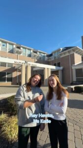 Wonder what living on campus at Monmouth is like? Check out Jess and Katie’s Maplewood apartment! 💙🏠